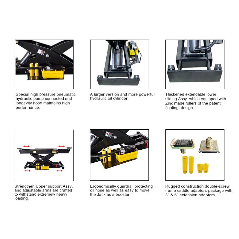 Amgo RJ-20A 20,000 lbs Rolling Jack