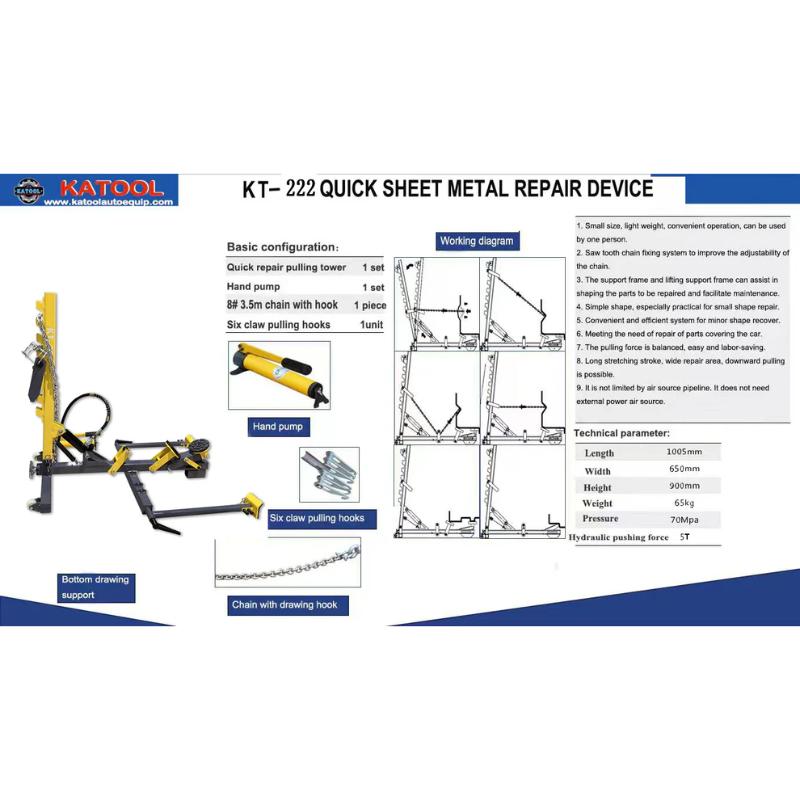 Katool KT-222 Auto Body Frame Machine specifications