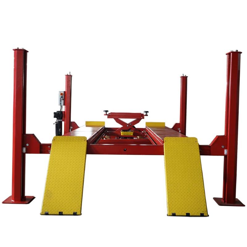 Katool KT-4H150, 4 Post Alignment Lift 15,000 lb - Rolling Jack Included