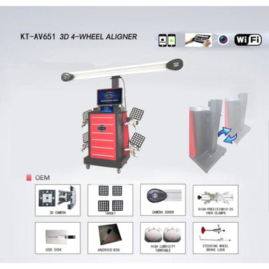 Katool KT-AV651 Wheel Alignment Machine Details