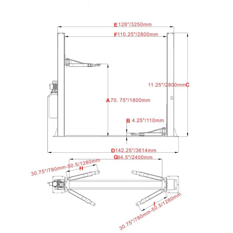 Katool KT-H105 dimensions