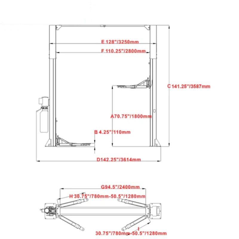 Katool KT-M110 dimension