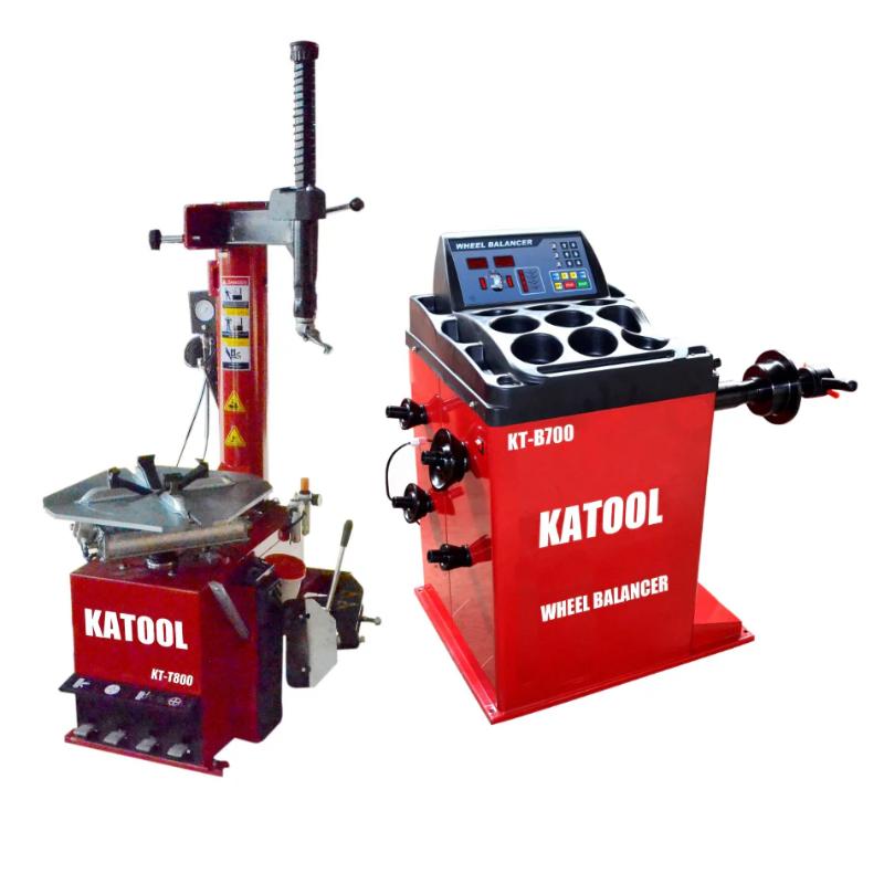 Katool KT-T800 Tire Changer With KT-B700 Wheel Balancer Combo