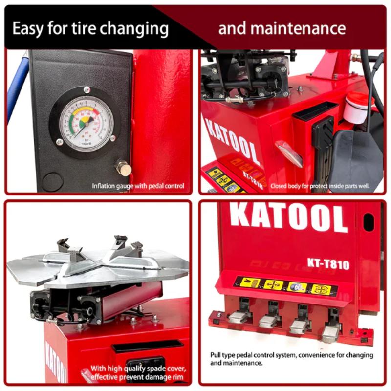 Katool KT-T810 Wheel Clamp Tire Changer Machine Features
