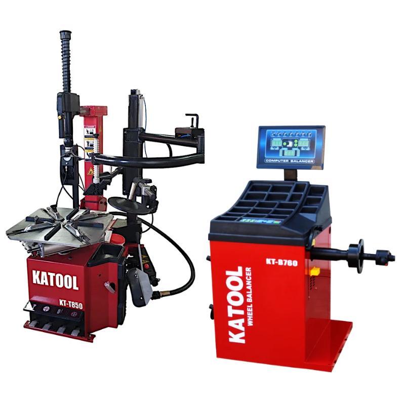 Katool KT-T850 Tire Changer with Wheel Balancer KT-B760 Combo