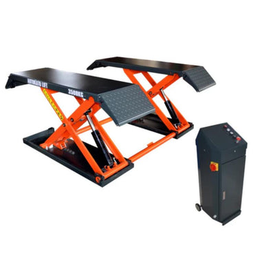 Katool KT-X80 8000lb Mid-Rise Scissor Lift - Electric Lock