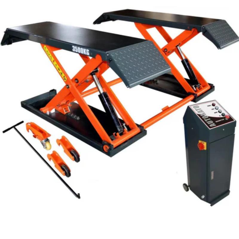 Katool KT-X80 8,000lb Mid-Rise Scissor Lift - Pneumatic Lock