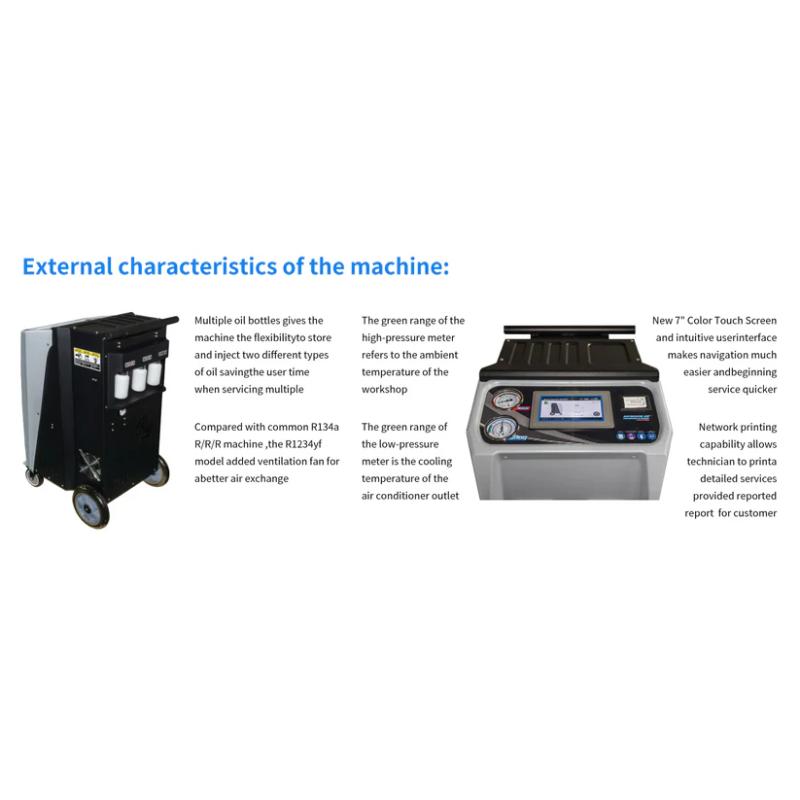 Katool R-1234YF, DUAL AC2100 Machine external characteristics